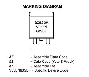 Onsemi車規(guī)級(jí)高壓功率MOSFET NVB055N60S5F