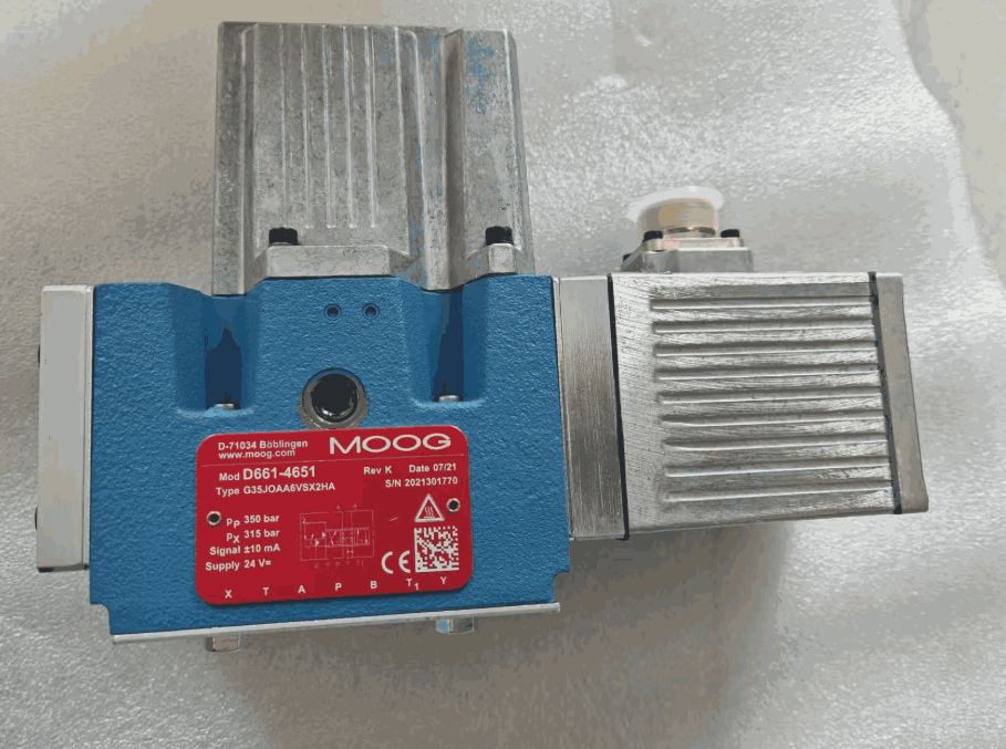 MOOG D661-4651伺服閥 | Moog Servo Valve D661系列工業電液伺服閥